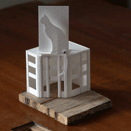 mayahan:  Paperholm: Animated Paper Structures by Charles Young