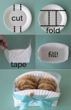 the-collegecrafter:  Create treat holder with a paper plate