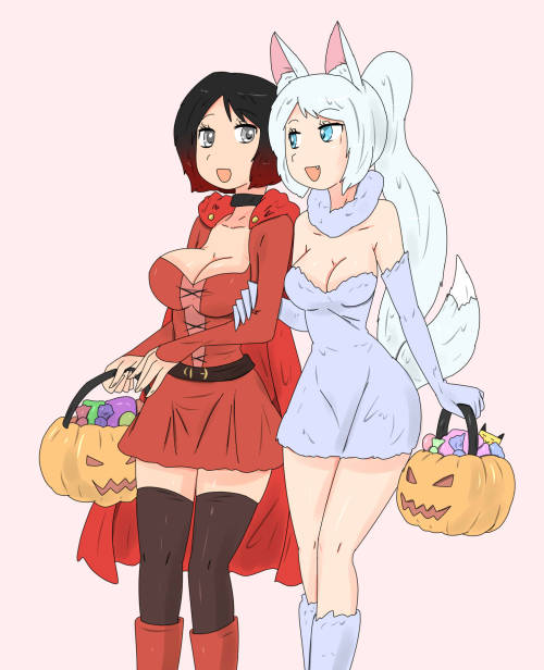 Red Riding Hood Ruby and Wolf Weiss fro Halloween