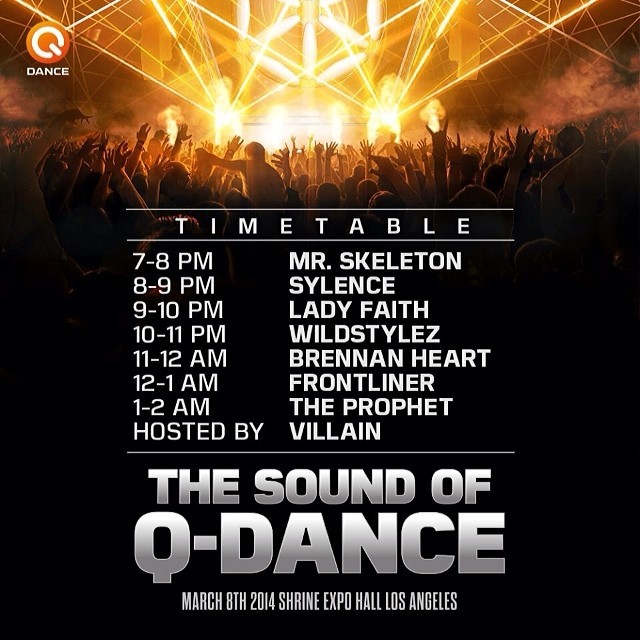 breathedm:  Q Dance time slots are out! #hardstyle #edm #qdance #ladyfaith #frontliner