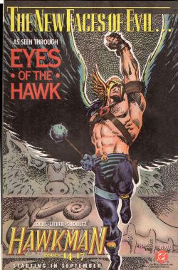 neverendingreadingpile: HawkmanThe new faces of evil.