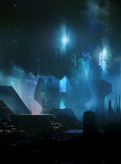cosmicwolfstorm:  Art by Paul Chadeisson 