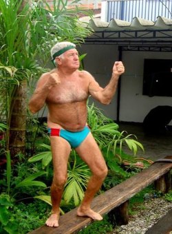 old man sexy speedo