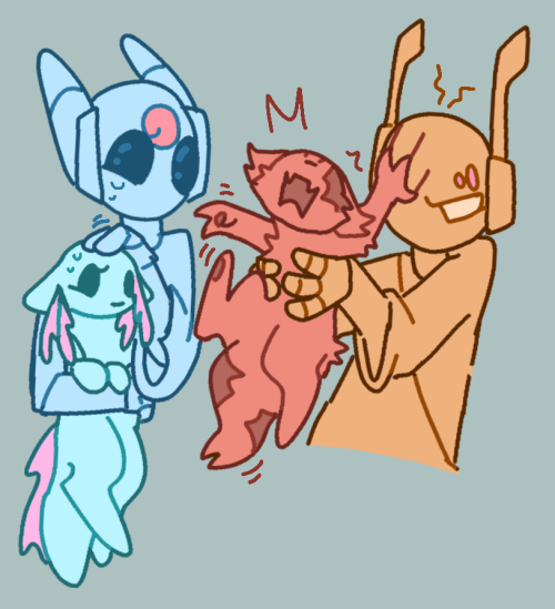 Pls Draw Pebbles And Moon Being Siblings :)