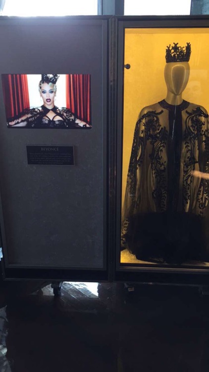 yoncemyname:Beyoncé’s cape from the ‘Haunted’ video at Hard Rock Café in Las Vegas