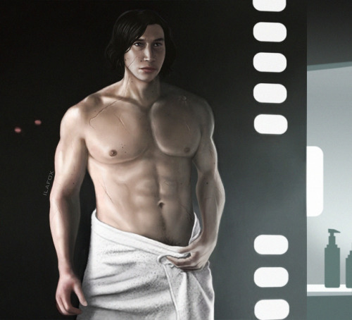 cosmo-gonika: hotside: “Why did you kill your father??”*Kylo drops the towel*  ( ͡° ͜ʖ ͡°)@ hotsid