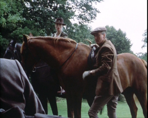 maisouipoirot:Hastings (Hugh Fraser) and Beth Goddard as Violet Wilson in Agatha Christie’s Poirot #