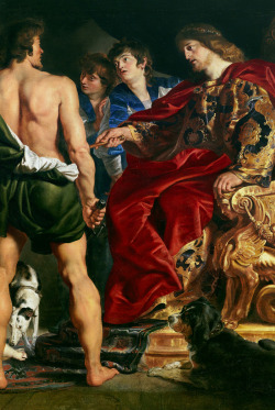Peter Paul Rubens. Detail from The Judgement