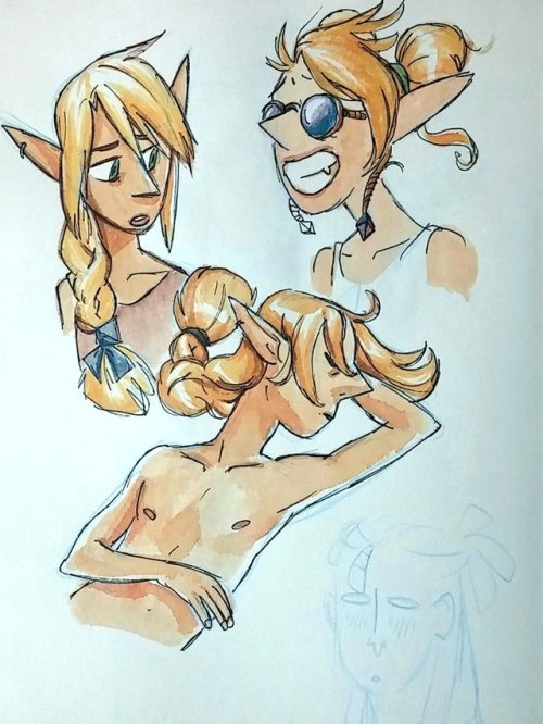 alphacorvi:Some taz watercolors I did today (one thing is clear: I’m obsessed with the magic t