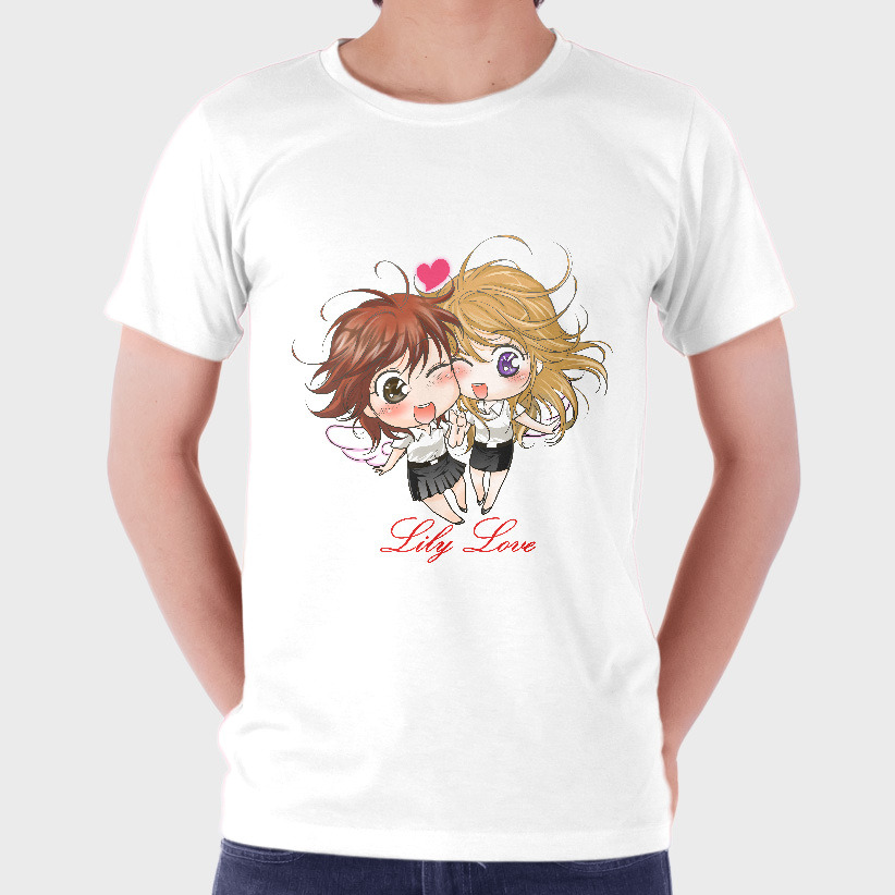 Maybe you want T-Shirt with Mew &amp; Donut from Ratana Satis’ yuri manga Lily