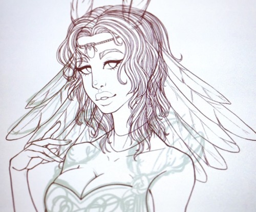 princelydragons:commission WIP that i just……really wanted to share okay…..