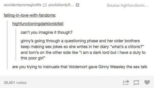 ungratefullittleshit:Times Tumblr Raised Serious Questions About “Harry Potter”