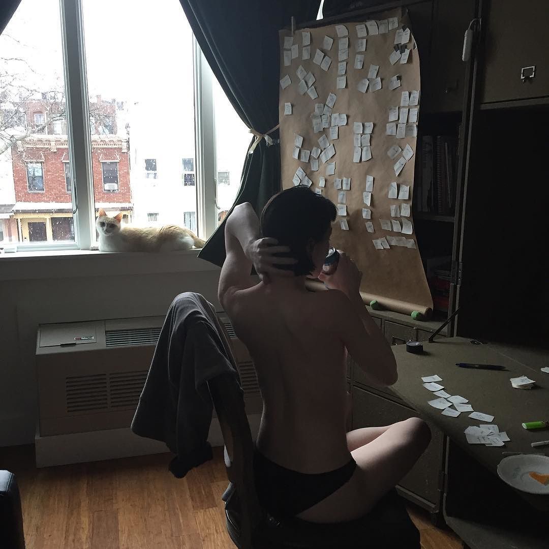 That time @tmronin caught me working on the Squicks/Squees by stoya