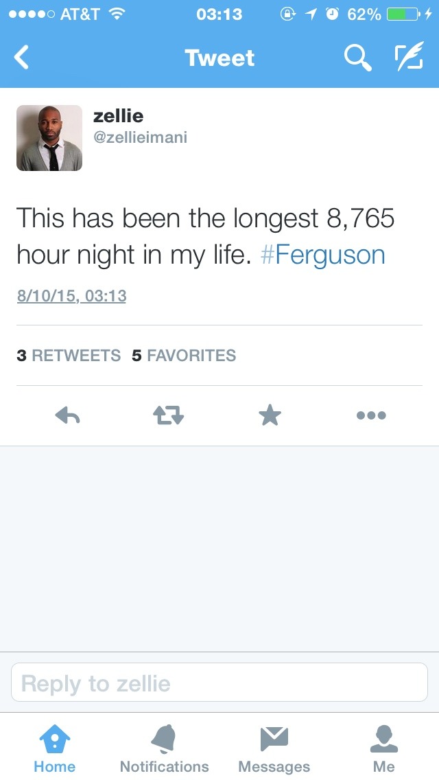 khealywu:  thelifeofyan:  Tonight in Ferguson  fuck 