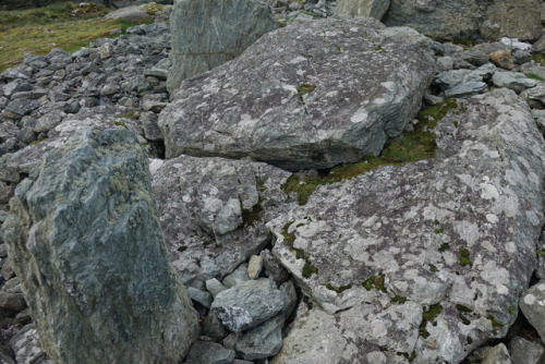 Trefignath Burial Chamber Second Tomb, Anglesey, North Wales, 25.11.17.Little remains of the second 