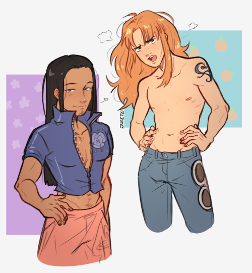 Genderbend Robin And Nami