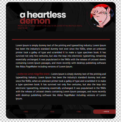 45. ─ Heartless demons [Post de rol] Code Links No quites los créditos ni lo uses como base. Todas l