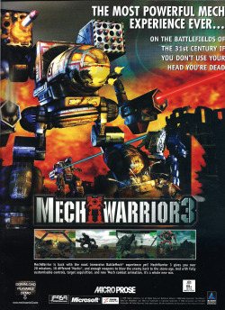 oldgamemags:  Mech Warrior 3 - the most powerful