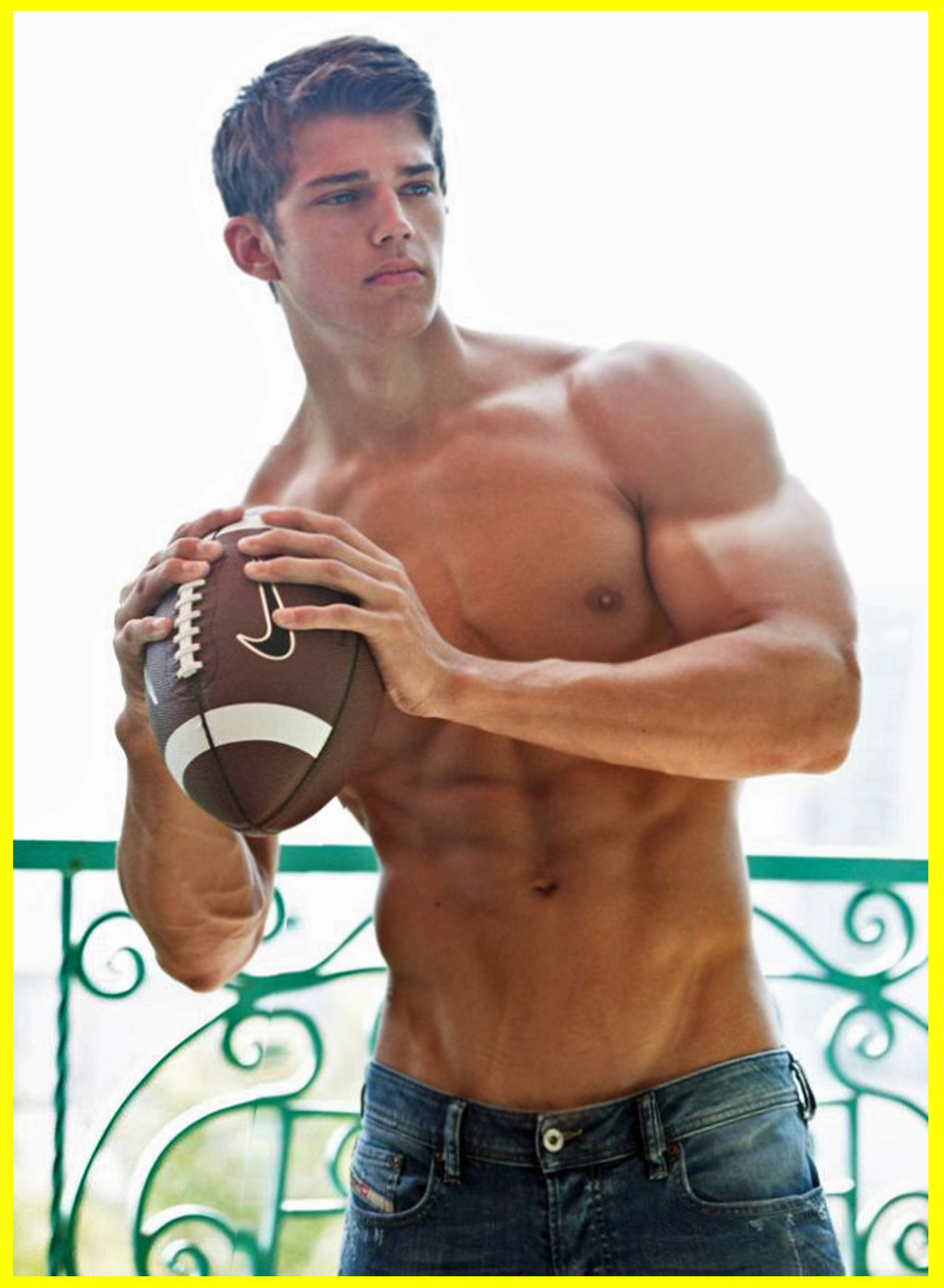 hotmusclejocks:  Hot Football Muscle Jocks  It&rsquo;s almost time for the Superbowl.