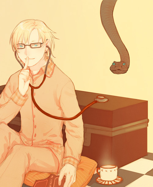 aqueoushumor:  Virus enjoying some nice music.Half the images on Tumblr haven’t