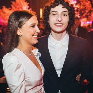 Millie and Finn photographed at the 2020 SAG Awards.