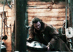 faramihr:  Some angry, fish-covered dwarves (and hobbit, of course). 