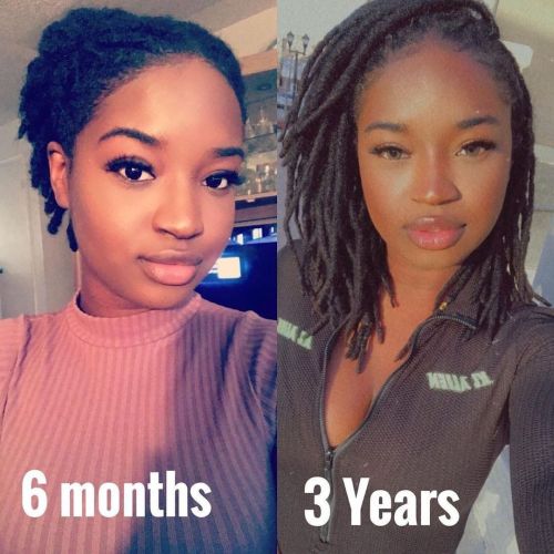 Repost from @chynax_24•For the first 5 months of my loc journey I use to wear wigs and protective ha