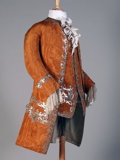 18th century fashion: orangePink |Purple | Red | Green | Yellow
