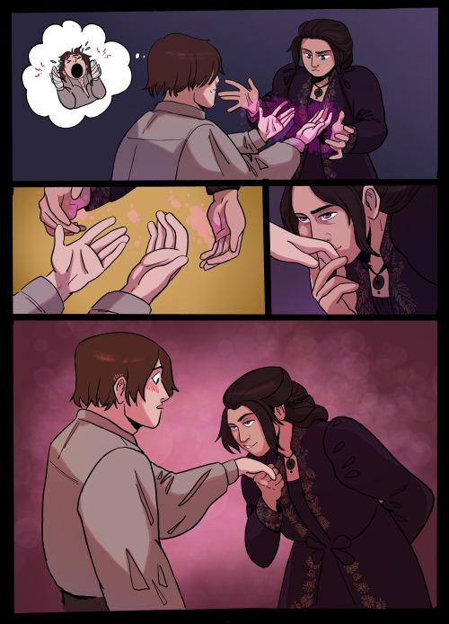 you KISS jaskiers hand! you kiss it like in romance novel! Jail for Yennefer! Jail for one thousand 