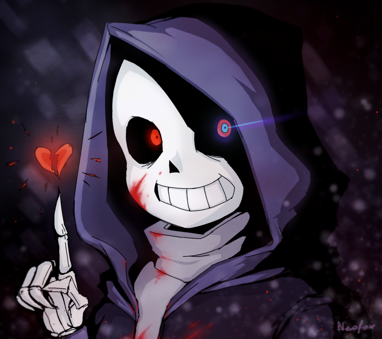 H.Ran_Art&Comics — Dust Sans from Dust Tale