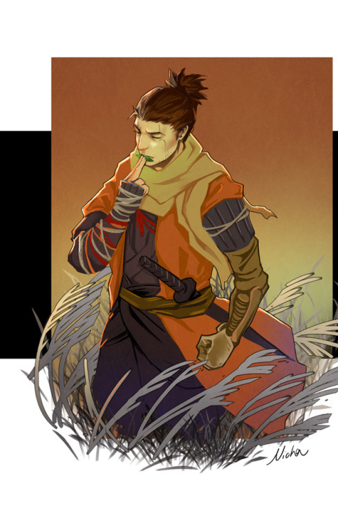 nichasheng:I had expected to draw wolf early, but I was fascinated with sekiro’s world. Now I can 