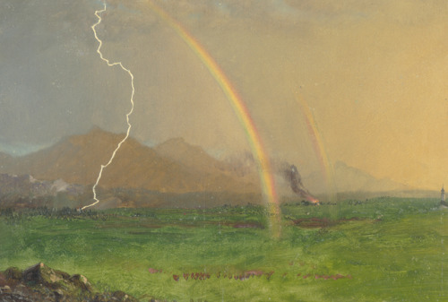 Drawing, alpine scene in a thunderstorm - Frederic Edwin Church - 1868 - via Cooper Hewitt