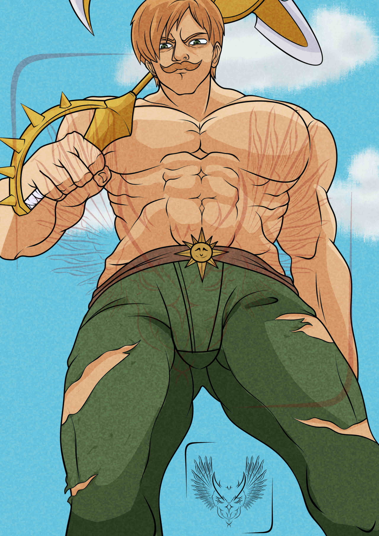 Pride é um personagem baseado em Escanor de Seven Deadly Sins