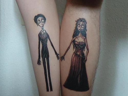 lovelylittlebonez:  modifymeallover:  tim burton tattoos are beautiful, tribute to