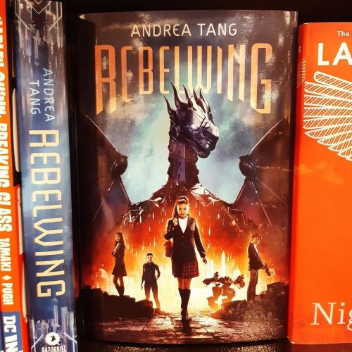 Excited to see #REBELWING by #AndreaTang out in the world! Spotted by cohost @theshenners  #Asianlit