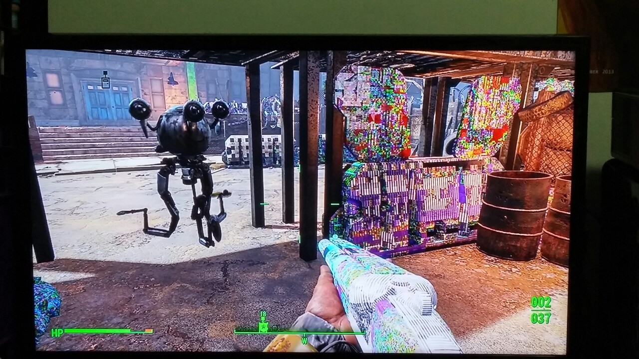 samael:  pastel-crow:  marsh-fellows:  I broke Fallout  Thats a feature   borderlands