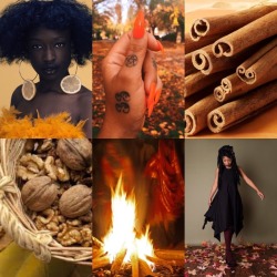 autumnnoir:  unfriendlyblackwitch:  Not to be cliché but autumn is my favorite season  YES! YES! YES!Finally a Black girl autumn aesthetic!!! ✊🏾🍁🍂