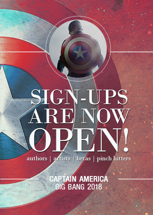 cabigbang:cabigbang:SIGN-UPS ARE NOW OPEN!Join us as a participant in the Captain America Big Bang 2