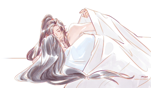 moobiess:Wei Wuxian can watch Lan Wangji’s sleeping face at nightLan Wangji can watch Wei Wuxian’s s