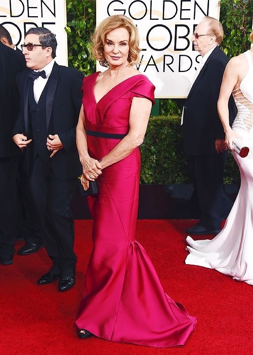 ahorrorstorycircle:  Jessica Lange at the Golden Globe Awards. 