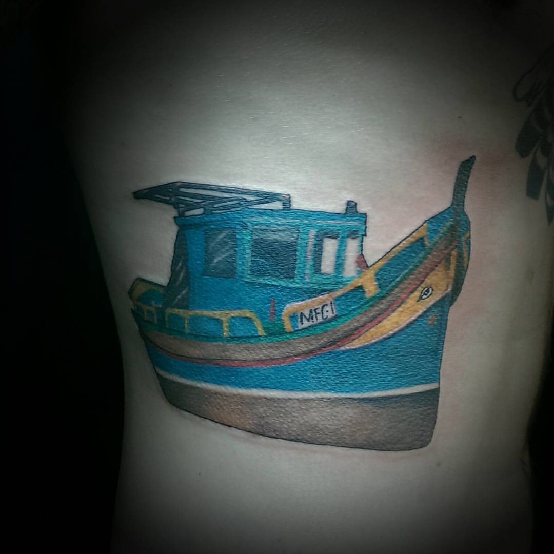 Swan boat tattoo by Andrea Morales  Post 26888