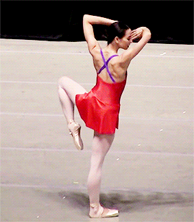 vaganovalife: Diana Vishneva in rehearsal.