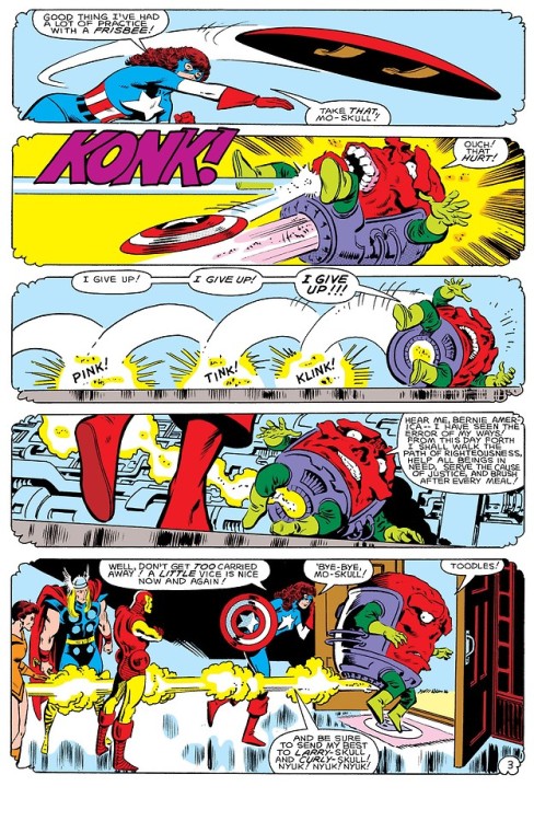 starspangledshitpost:Captain America No. 289, 1984This is legitimately the best thing that’s ever be