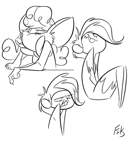 I Had A Little Bit Of Down Time To Doodle At Work Earlier Today, So I Did Some Inking After The Fact