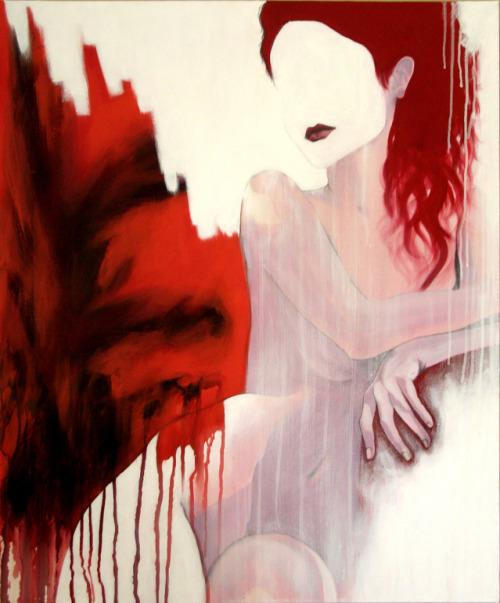 Red 1-5 by Reza Bigonah. Acrylic on canvas.| Exquisite art, 500 days a year. |