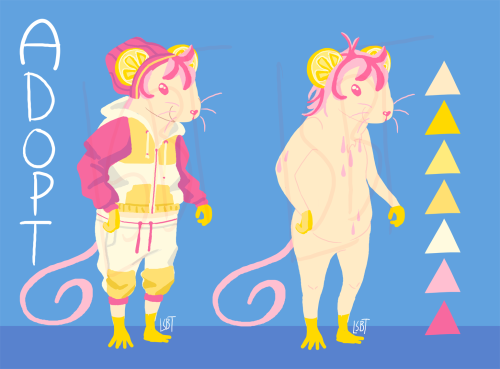 Strawberry Lemonade MouseIncludes full size, unwatermarked reference sheet and rights to alter gende