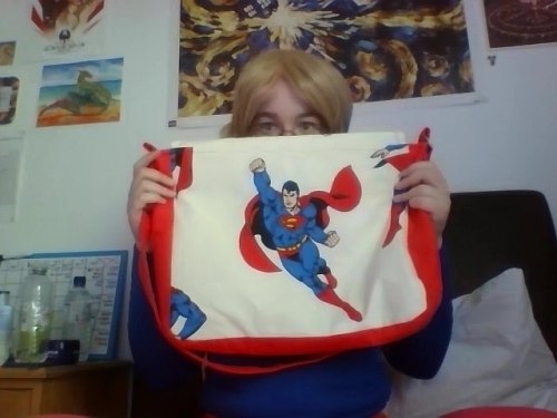 Look at the awesome bag my mum made me to go with my newest cosplay! I couldn’t figure out how