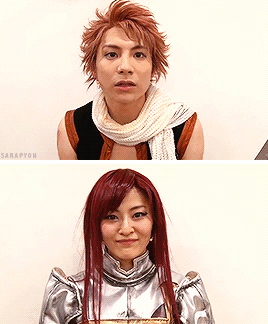sarapyon:   Fairy Tail stage actors leaving a message after their performance ヾ(｡･ω･)ｼ