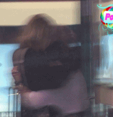 Radblackery:  Miley + Demi Hugging  