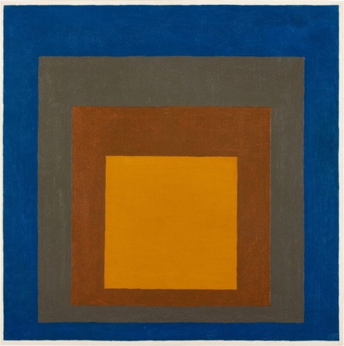 Josef Albers, Study for Homage to the Square: Earth and Sky (1962)